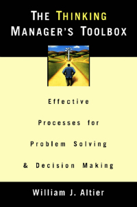 Cover image: The Thinking Manager's Toolbox 9780195131963