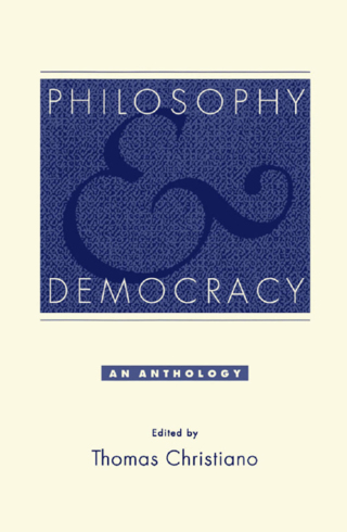 Imagen de portada: Philosophy and Democracy 1st edition 9780195136609