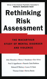 Cover image: Rethinking Risk Assessment 9780195138825