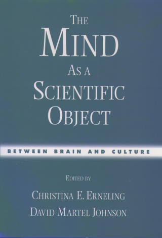 Cover image: The Mind As a Scientific Object 1st edition 9780195139327