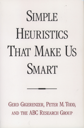 Cover image: Simple Heuristics that Make Us Smart 9780195143812