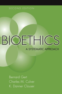 Cover image: Bioethics 2nd edition 9780195159066