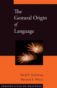 Imagen de portada: The Gestural Origin of Language 9780195163483