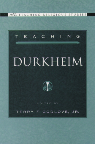 Imagen de portada: Teaching Durkheim 1st edition 9780195165289