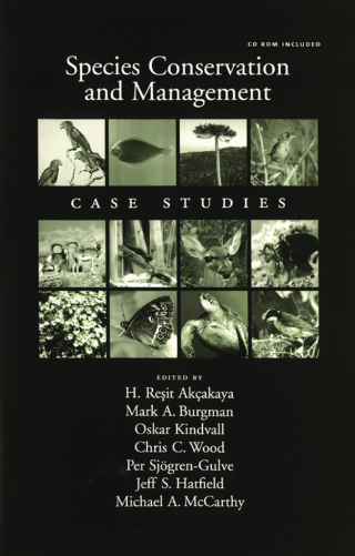 Cover image: Species Conservation and Management 1st edition 9780198037262