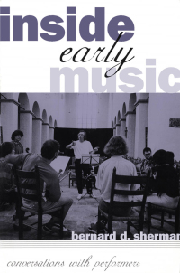 Cover image: Inside Early Music 9780195097085