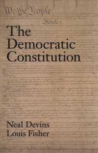 Cover image: The Democratic Constitution 9780195171235