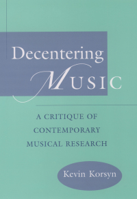 Cover image: Decentering Music 9780195181647