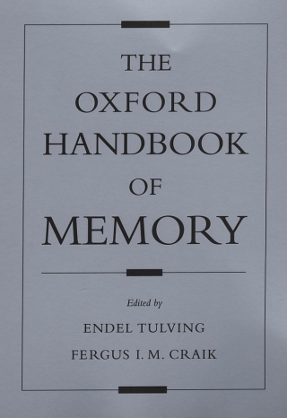 Cover image: The Oxford Handbook of Memory 1st edition 9780195182002