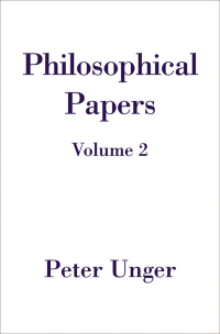 Cover image: Philosophical Papers 9780195301588