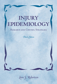 Cover image: Injury Epidemiology 3rd edition 9780195313840