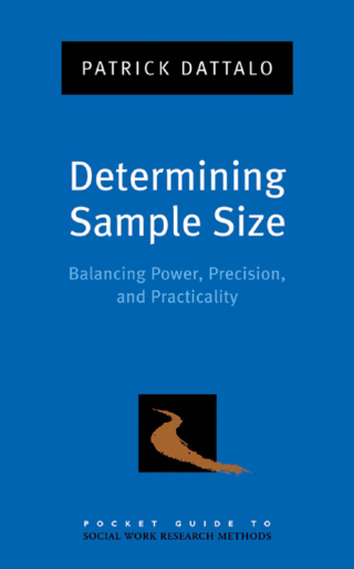 Cover image: Determining Sample Size 9780195315493