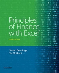 Cover image: Principles of Finance with Excel 3rd edition 9780190296384