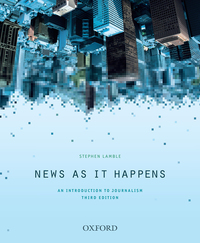 Imagen de portada: News as it Happens 3rd edition 9780190303747