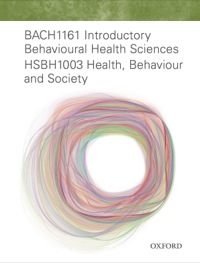 Titelbild: BACH1161 Intro Behavioural Health Sciences HSBH1003 Health, Behaviour & Society 1st edition 9780190303822