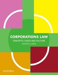 Omslagafbeelding: Corporations Law: Concepts, Cases and Culture 1st edition 9780190322953