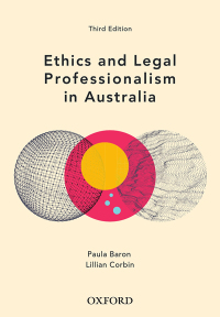 Imagen de portada: Ethics and Legal Professionalism in Australia 3rd edition 9780190323837