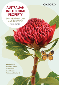 Cover image: Australian Intellectual Property 3rd edition 9780190326456