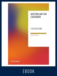 表紙画像: Australian Tax Casebook 15th edition 9780190329440
