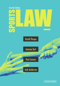 Titelbild: Sports Law 4th edition 9780190329860