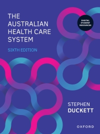 Immagine di copertina: The Australian Health Care System EB 6th edition 9780190332976