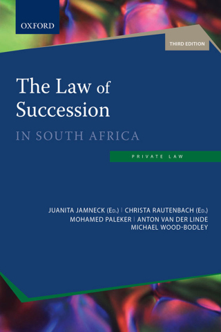 Cover image: The Law of Succession in South Africa 3rd edition 9780190428167