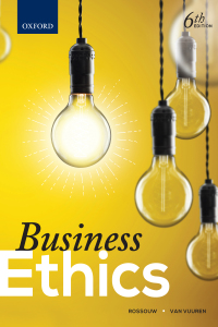 Cover image: Business Ethics 6th edition 9780190721466