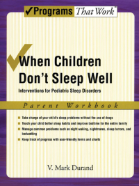 Cover image: When Children Don't Sleep Well 9780195329483