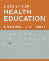 Cover image: Dictionary of Health Education 9780195342598