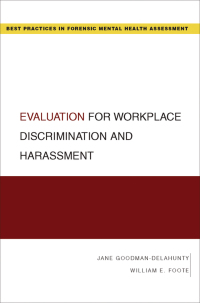 Cover image: Evaluation for Workplace Discrimination and Harassment 9780195371017