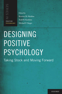 Cover image: Designing Positive Psychology 9780195373585