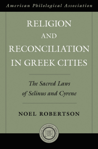 Cover image: Religion and Reconciliation in Greek Cities 9780195394009