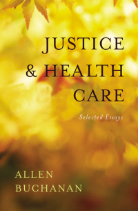 Cover image: Justice and Health Care 9780195394061