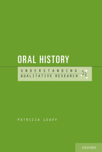 Imagen de portada: Oral History 9780195395099