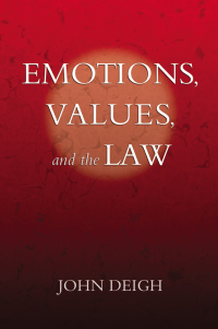 Cover image: Emotions, Values, and the Law 9780199843954