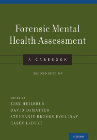 Cover image: Forensic Mental Health Assessment 2nd edition 9780199941551
