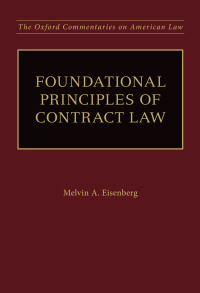 Cover image: Foundational Principles of Contract Law 9780199731404