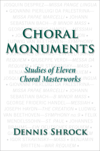 Titelbild: Choral Monuments 9780190469030