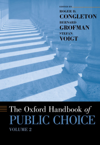 Titelbild: The Oxford Handbook of Public Choice, Volume 2 1st edition 9780190469771