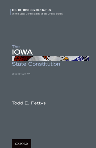 Cover image: The Iowa State Constitution 2nd edition 9780190490836