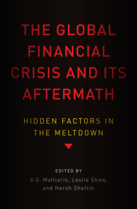 Cover image: The Global Financial Crisis and Its Aftermath 1st edition 9780199386222