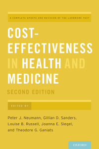Imagen de portada: Cost-Effectiveness in Health and Medicine 2nd edition 9780190492939