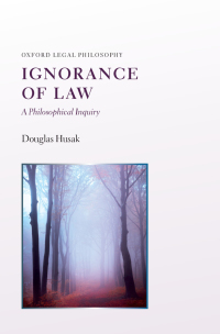 Titelbild: Ignorance of Law 9780190604684