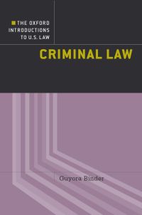 Cover image: Criminal Law 9780195321203