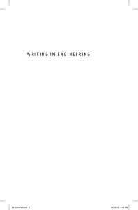 Imagen de portada: Writing in Engineering 1st edition 9780199343553