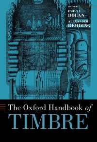 Imagen de portada: The Oxford Handbook of Timbre 9780190637224