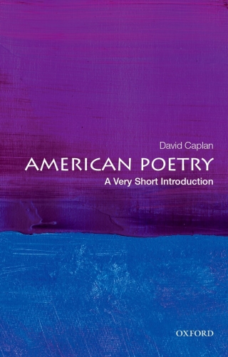 Titelbild: American Poetry 9780190640194