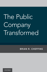 Cover image: The Public Company Transformed 9780190640323