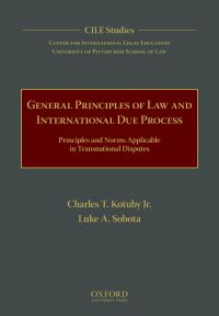 Immagine di copertina: General Principles of Law and International Due Process 9780190642709