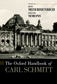 Omslagafbeelding: The Oxford Handbook of Carl Schmitt 1st edition 9780190943998